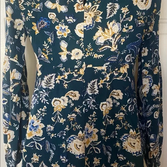 Floral shorts romper - Picture 3 of 4